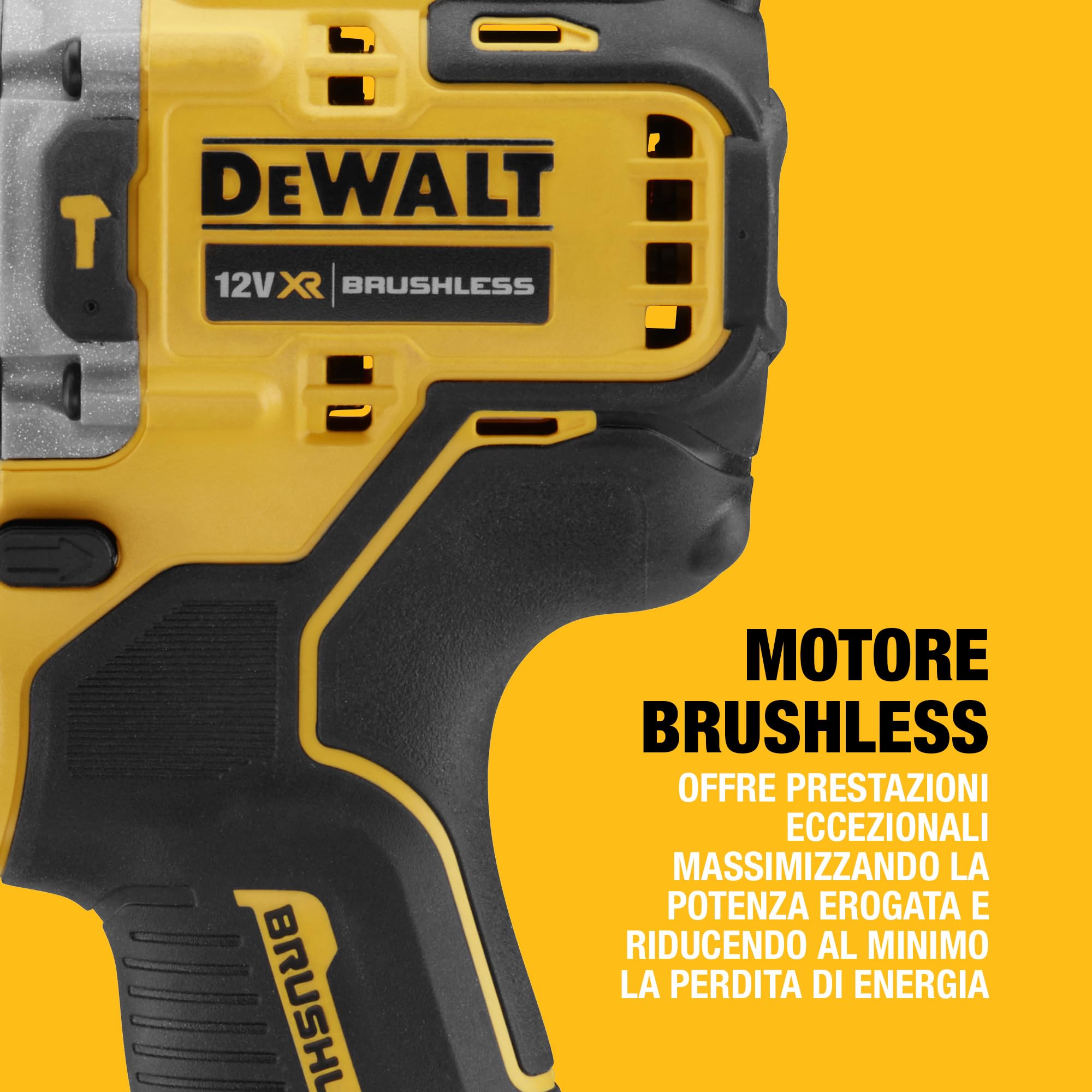 DEWALT Trapano Avvitatore Compatto 2 Velocità con percussione, DCD706D2-QW