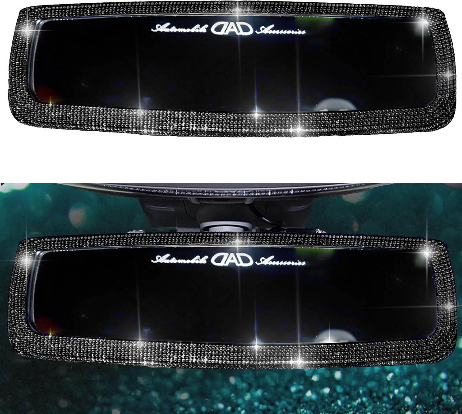 YIDEXIN Bling Car Mirror Accessories for Women ＆ Men