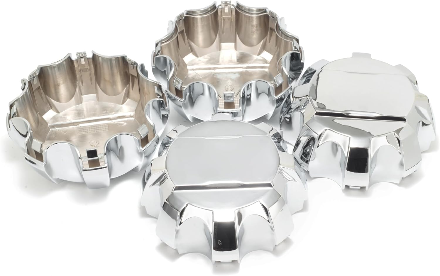 4Pcs 179.5mm(7.07in) Wheel Center Caps Replacement 84307952 84604598 Chrome Hub Caps, Compatible with 2020-2025 Sierra Denali 2500 3500 HD Rim Caps