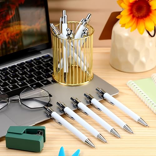 Miniatura 10 de Yexiya 20 bolígrafos de sublimación en blanco, bolígrafo de transferencia de calor, bolígrafo de sublimación con envoltura retráctil, bolígrafo