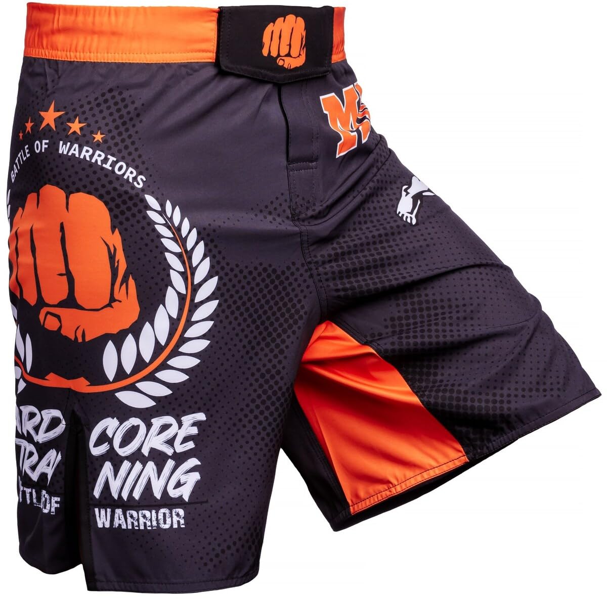 Hardcore Training Fighters Club Fight Shorts Hombre Pantalones Cortos MMA BJJ Boxeo Grappling Fitness No Gi