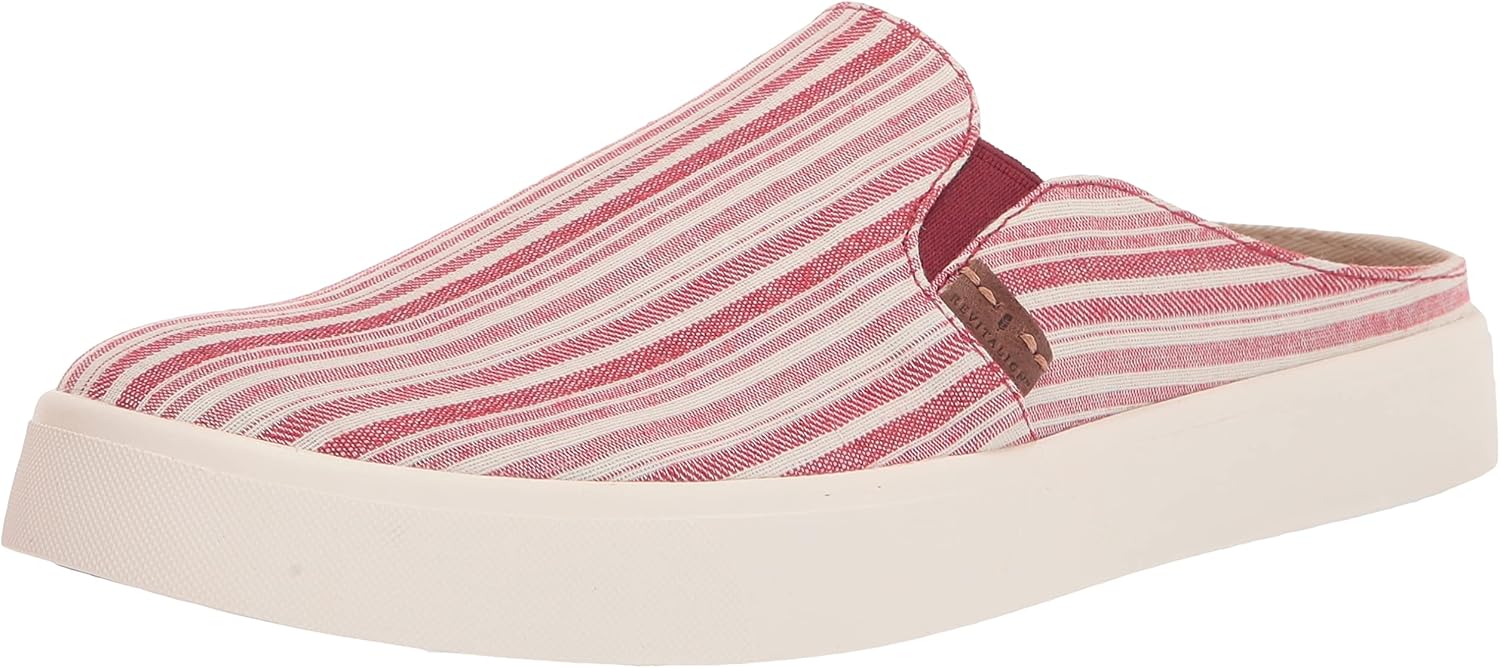 REVITALIGN Women's Esplanade Sneaker, RED Stripe, 9