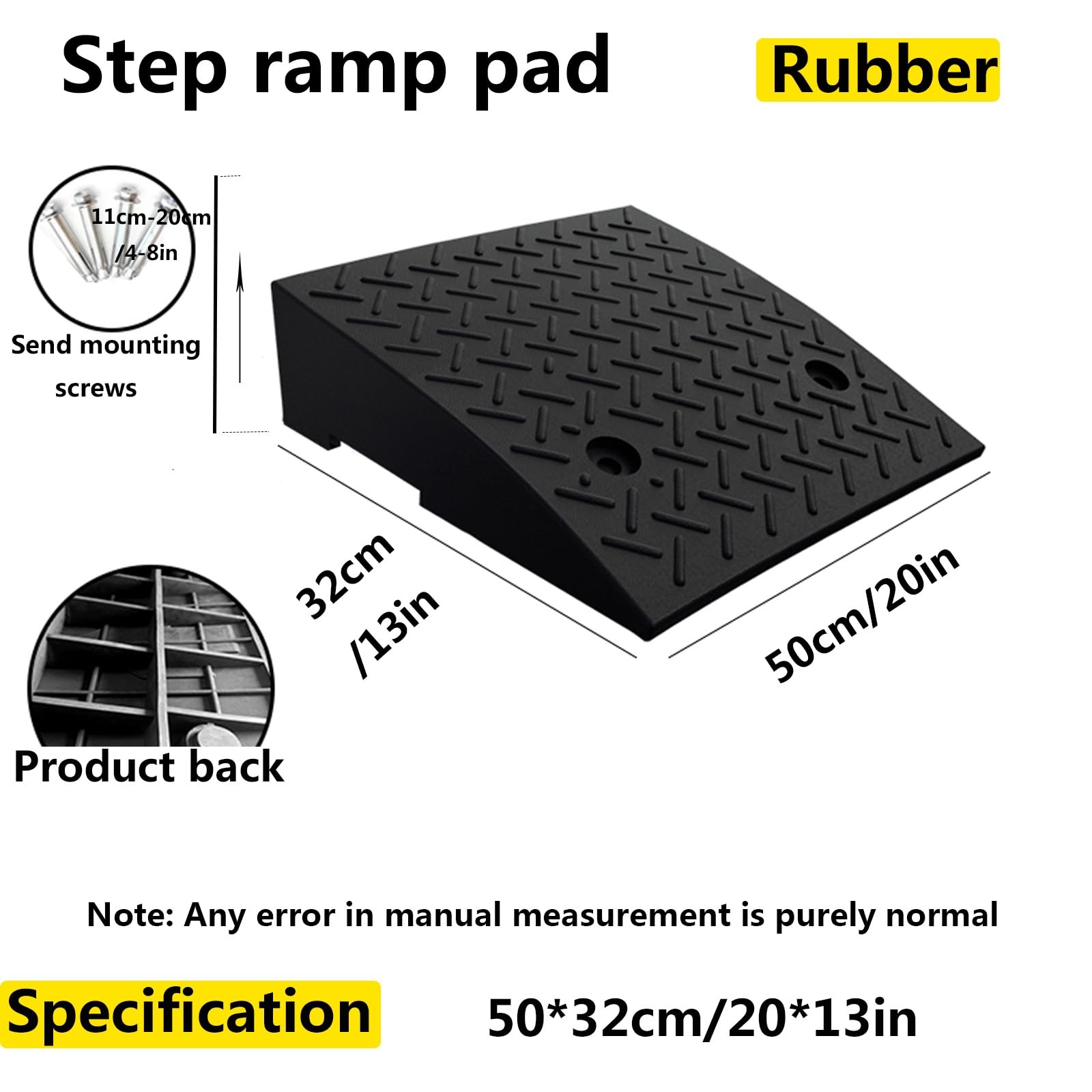 Rampas portátiles para sillas de ruedas, rampas para perros domésticos, rampas especiales para estacionamientos, duraderas, de gran capacidad de carga, adecuadas para garajes, escalones, carreteras (