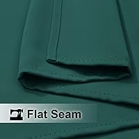 Vista 218 de NICETOWN Cortinas grises para exteriores para patio, impermeables, 2 paneles, resistentes al viento, a prueba de óxido, ojales superiores e