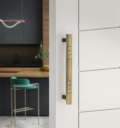 DELICATE Heavy Duty Door Handle | Door & Home Decor | 14-inches Main Door Handle | Door Pull Push Handle DTMD-312 (Brass Antique)