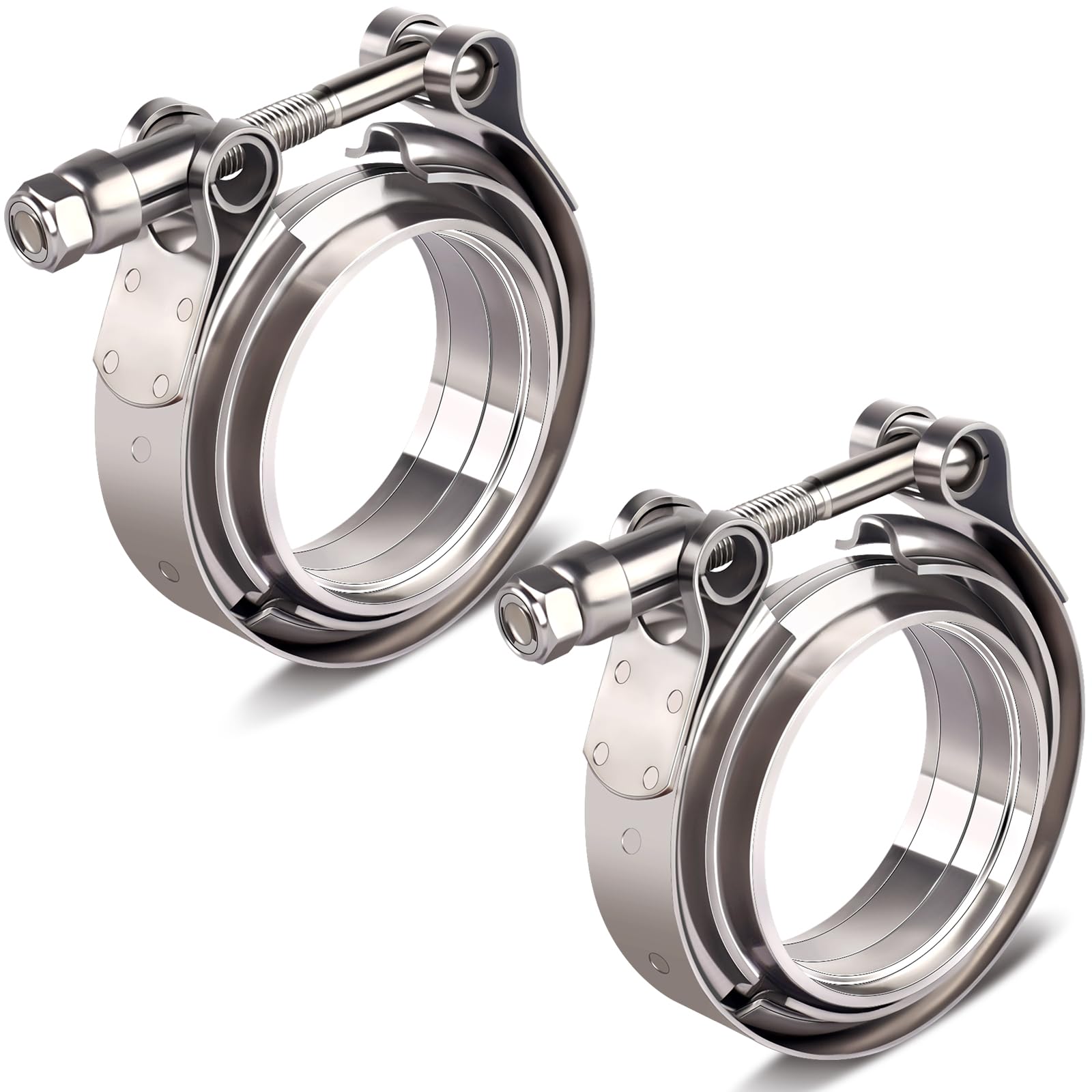 Boltigen 2.5 Inch V-Band Flange Clamps
