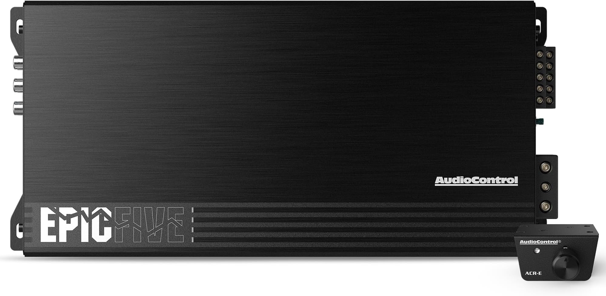EPICFIVE 5-Channel Amplifier Car Audio 1100W RMS, Compact Digital Class D, Includes Bass Knob, High/Low Pass & Subsonic Filter, Epic Bass Boost, Smart Auto Protection, Epicenter Link