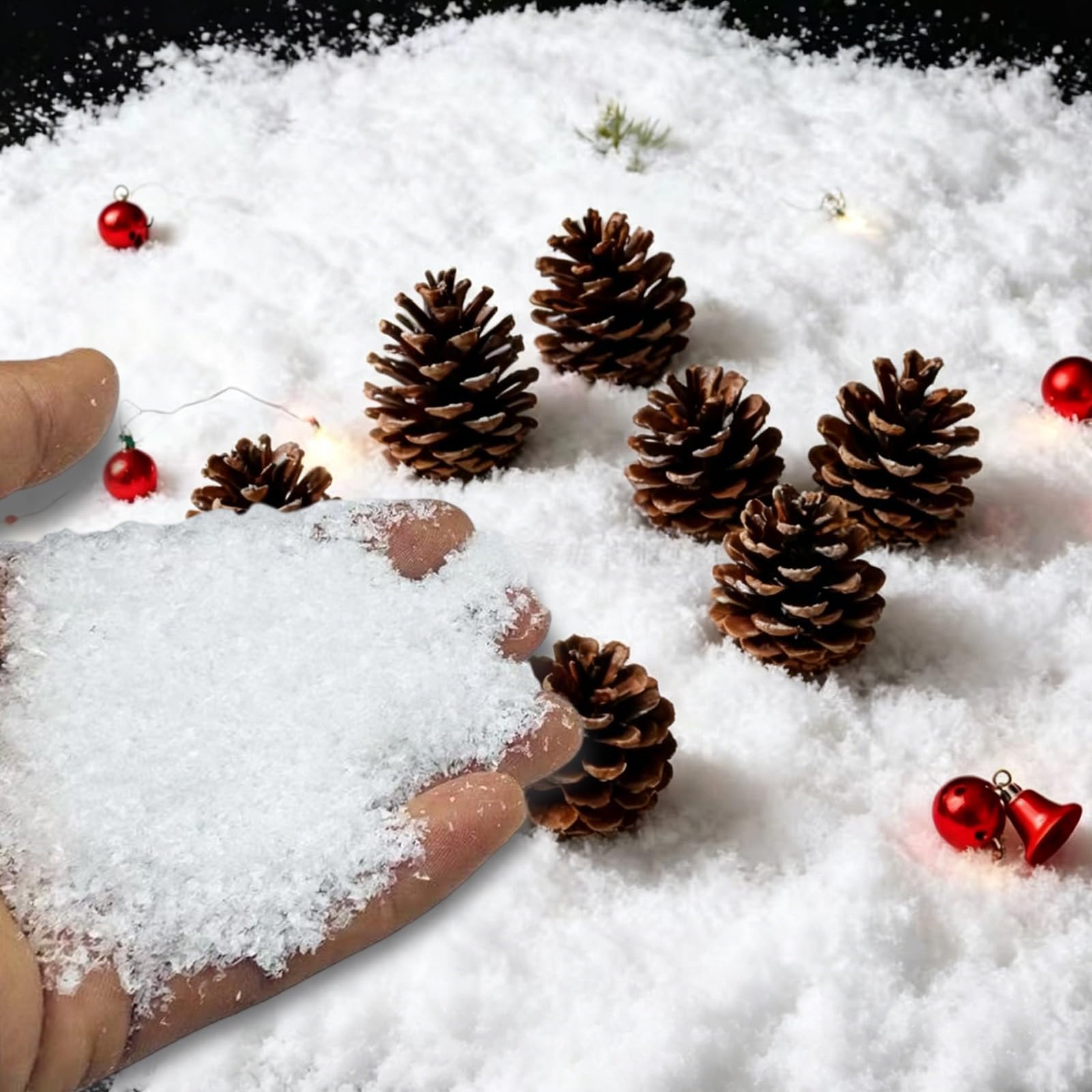 Christmas Artificial Fake Snow,120g Christmas Decorations and Winter Decor