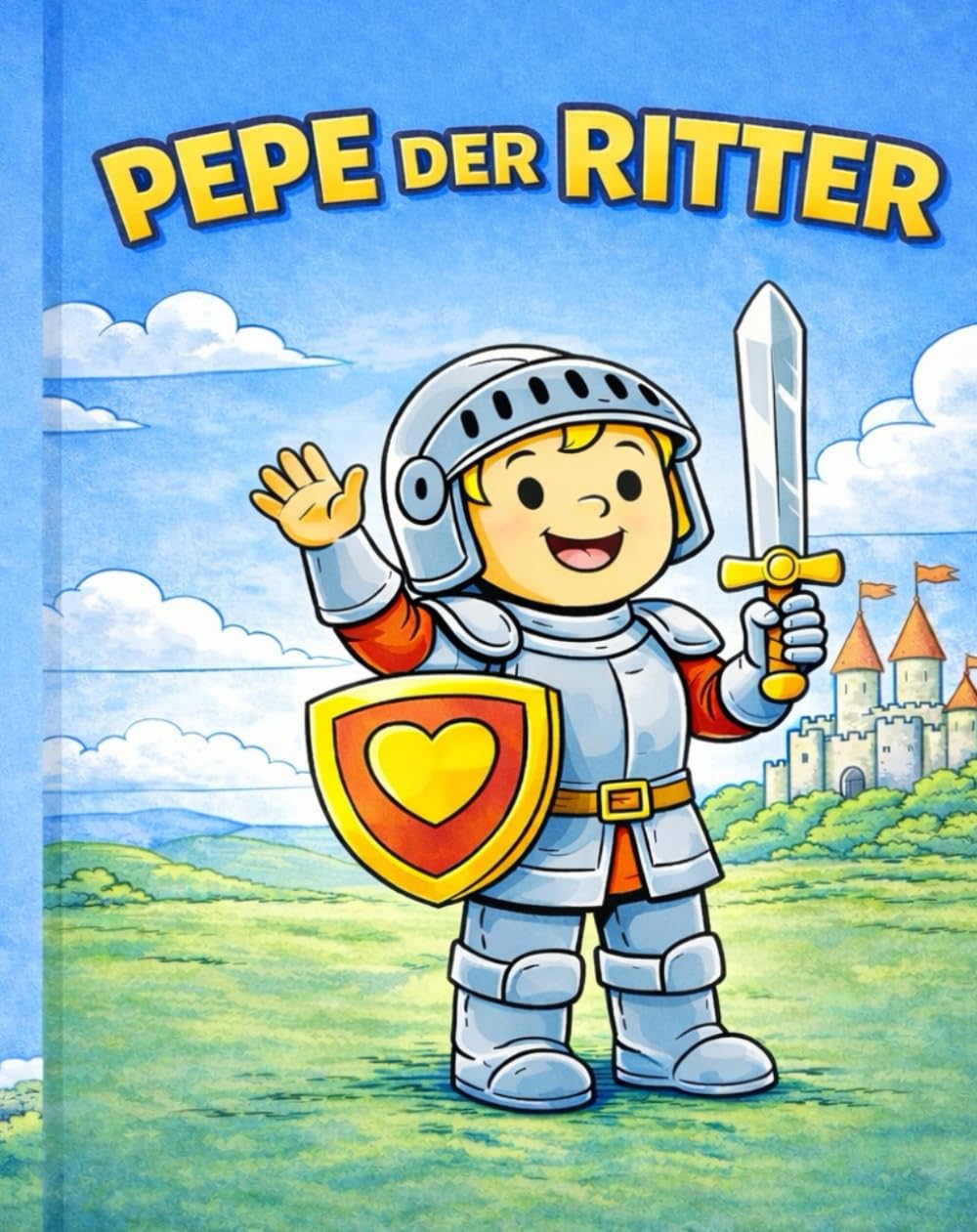 Pepe der Ritter: Ein mittelalterliches Malbuch mit Geschichte
