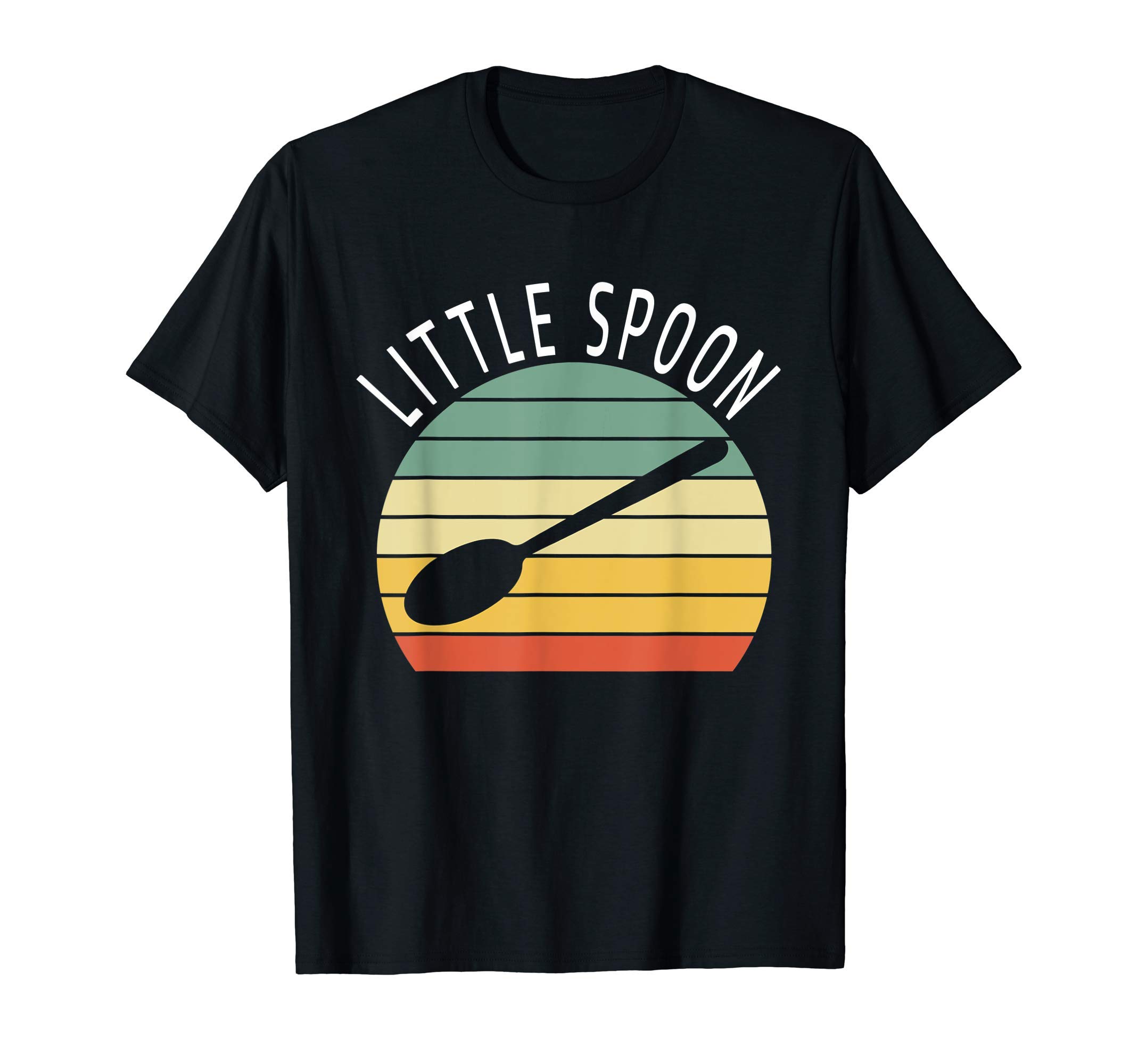 Little Spoon Big Spoon, Matching Couples Funny PunLittle Spoon, 2021 Matching Couples Gift For Valentines Day T-Shirt