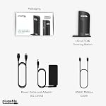 Plugable 13-in-1 USB C Docking Station 4K Triple Monitor with 100W Power Delivery | USB C Dock for Windows, Mac, ChromeOS, Thunderbolt | Driver Required | 3X HDMI and 3X DisplayPort (UD-ULTC4K)