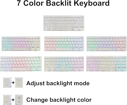 Keyboard Case for Redmi pad SE 11-Inch 2023 Backlit Detachable Keyboard with Touchpad,Black