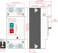 Heschen DC 250A Fotovoltaikus Áramköri Védőkapcsoló 550V Napelemes Rendszerhez 2
