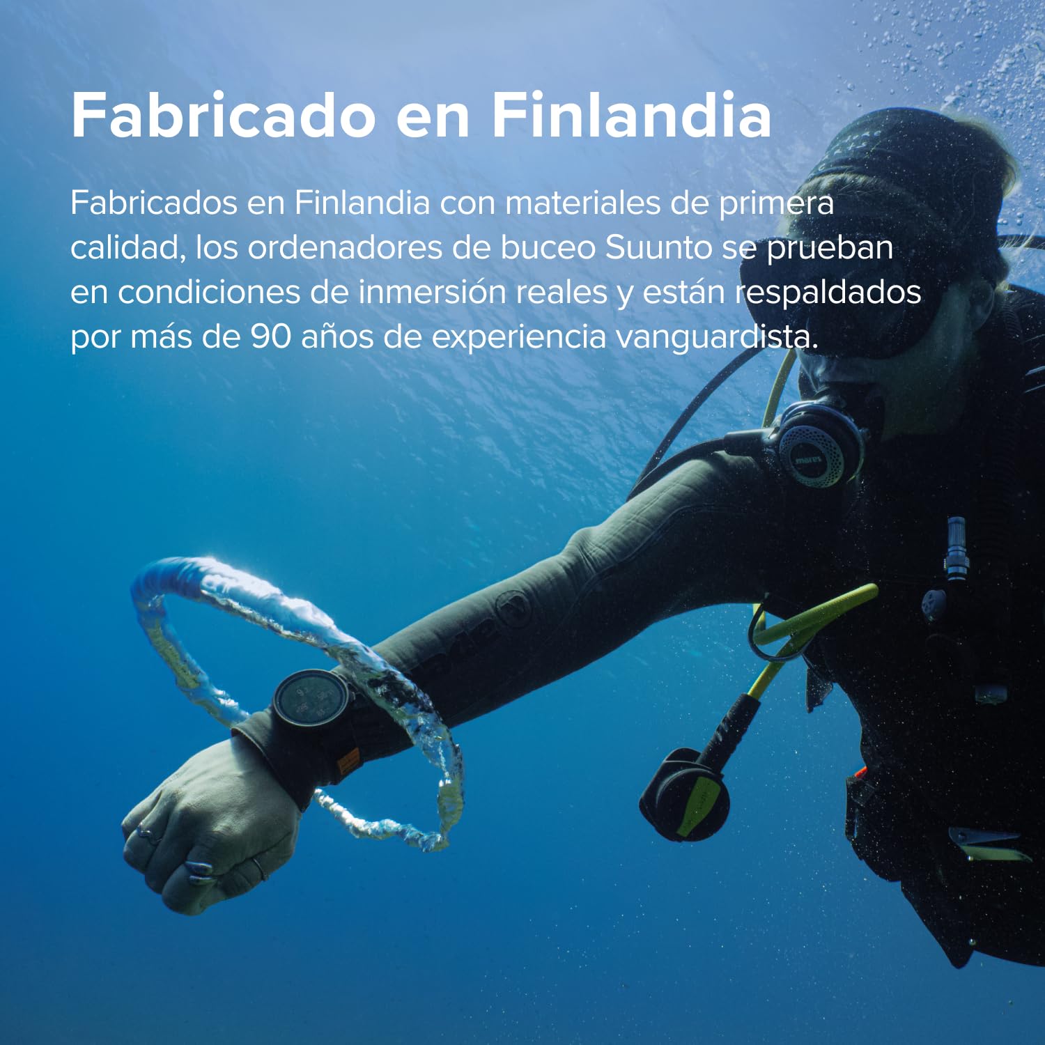 SUUNTO Nautic S Ordenador de Buceo con GPS, Pantalla AMOLED, 60h de Autonomía de Buceo, 80m Impermeable, Análisis de Gases Inalámbrico, Mapas Sin Conexión, SUUNTO APP