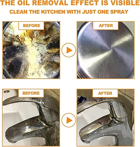 Miniatura 5 de Clean Sweep - Limpiador de cocina multiusos para ollas y sartenes, potente limpiador multiusos de cocina, para campana extractora, horno, parrilla,