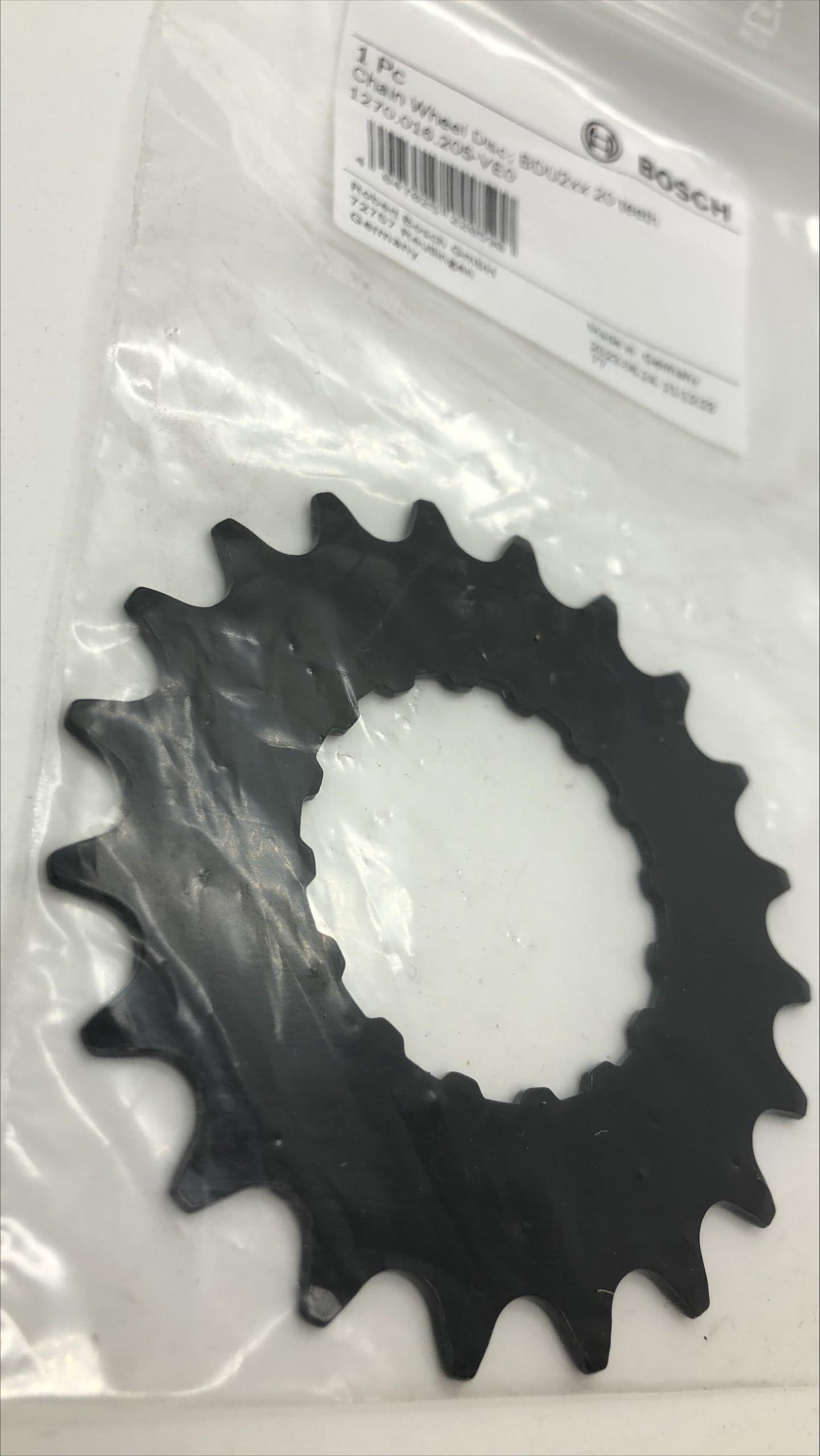 Bosch Kettenblatt Kettenblatt, 18 Zähne, schwarz, One Size, 2100168
