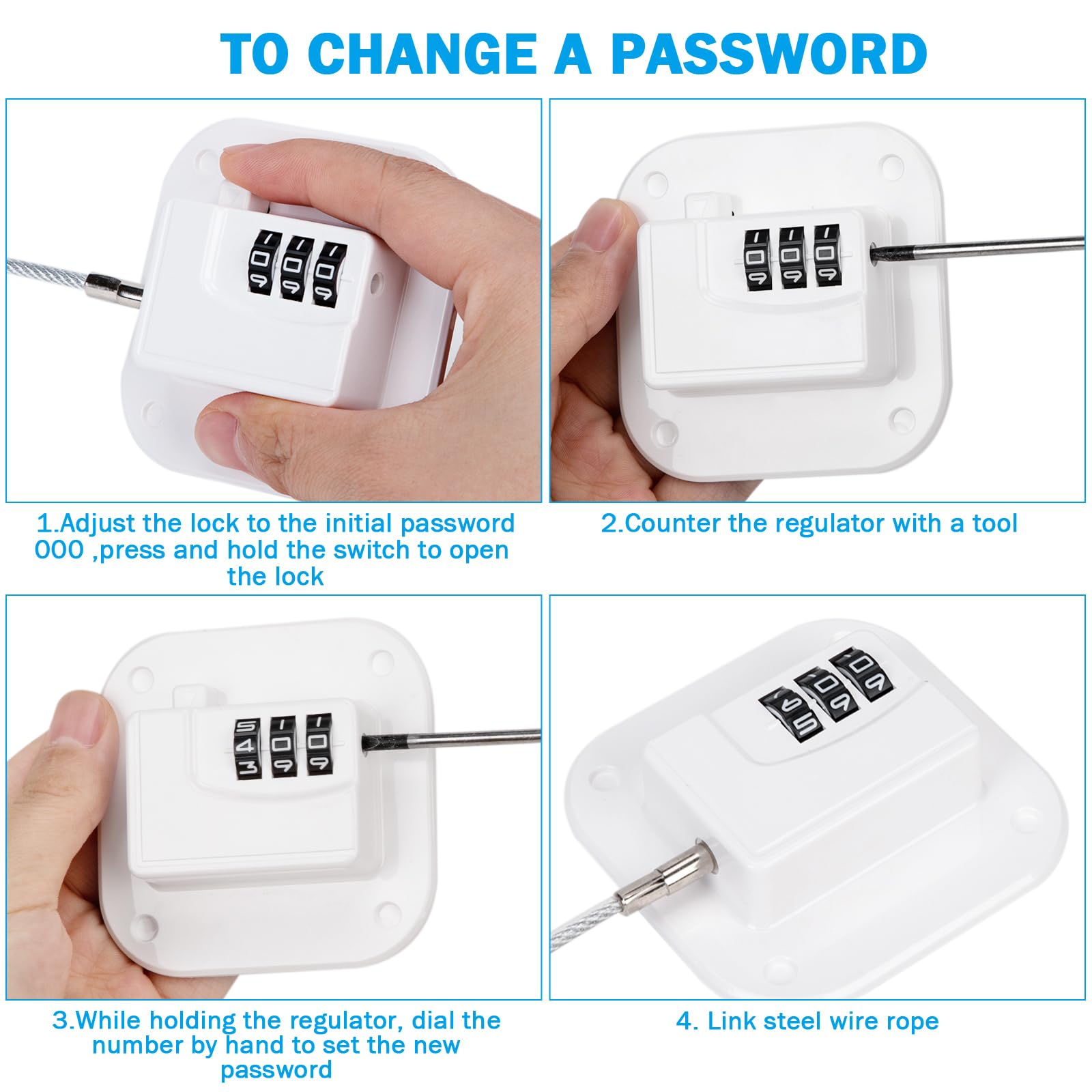 Cerradura de Nevera de Seguridad para Niños Candado para Puerta de  Frigorífico de Bebés con Codigos para Armario Puertas Ventanas Frigorífico  2 Piezas : Amazon.es: Bebé