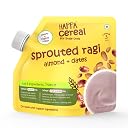 Happa Ragi Almonds Dates Organic Cereal for Babies | Only 3 Ingredients | No Sugar, Oil, Milk Powder, Flavours or Colours | Traditional Porridge Recipe | Cooks in 3 Minutes | Stage 2 (6 Months+) | 200g Pack gallery image
