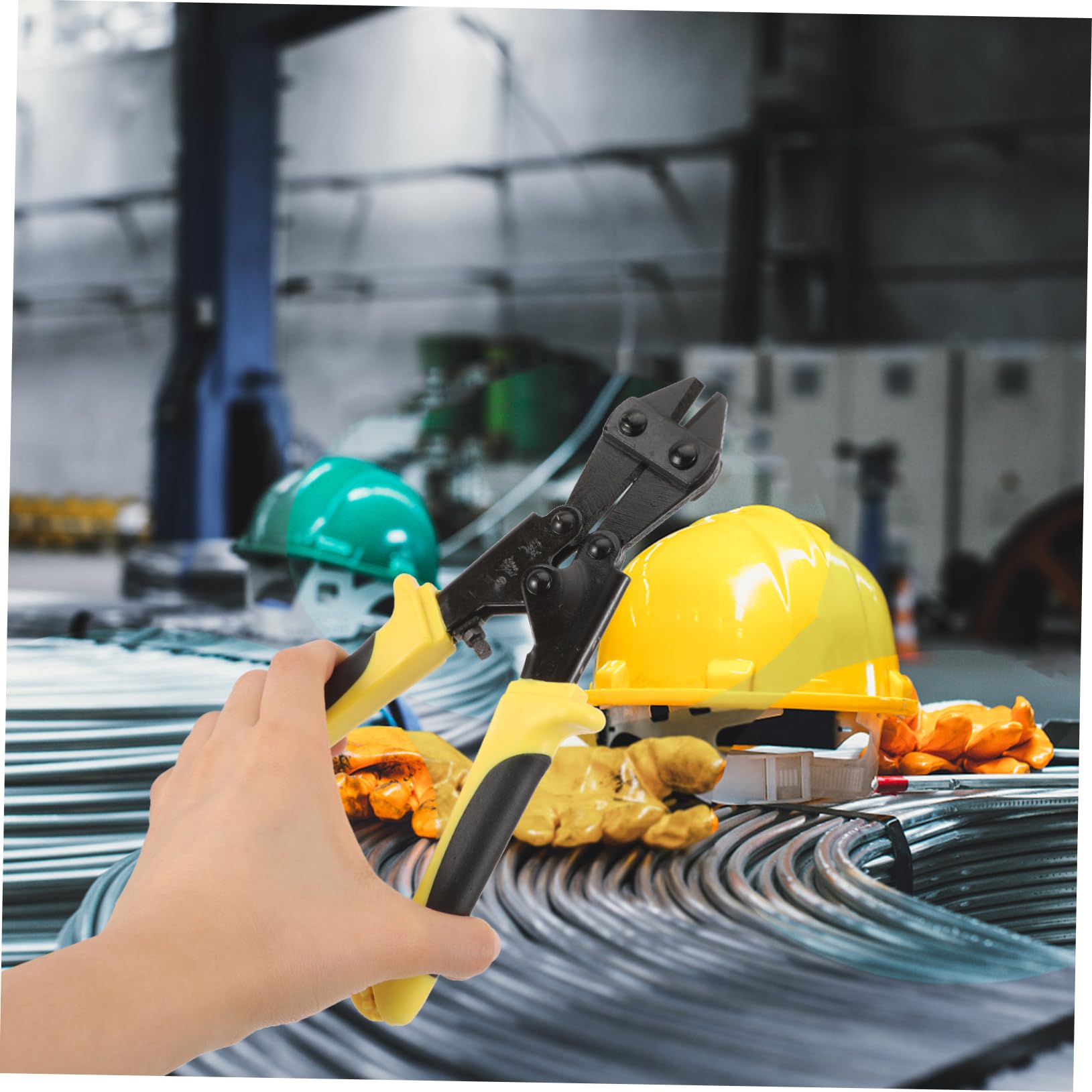 OSOLADY Cutters Heavy Duty Mini Bolt Cutter for Cut Chain Wire Screw Rivet Cable Barbed Wire Ergonomic Design Ppr Carbon Steel Material