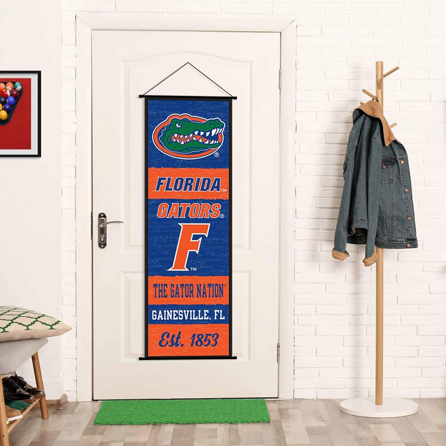 Florida Gators バナーとスクロールサイン