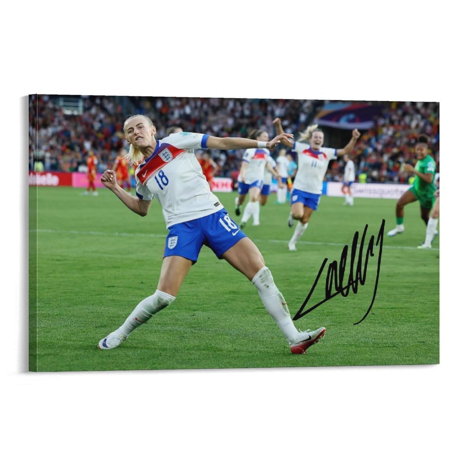 ASUIU Chloe Kelly Canvas Poster Canvas Painting Poster Wall Art Decorative Picture Prints Modern Decor 24x36inch(60x90cm)