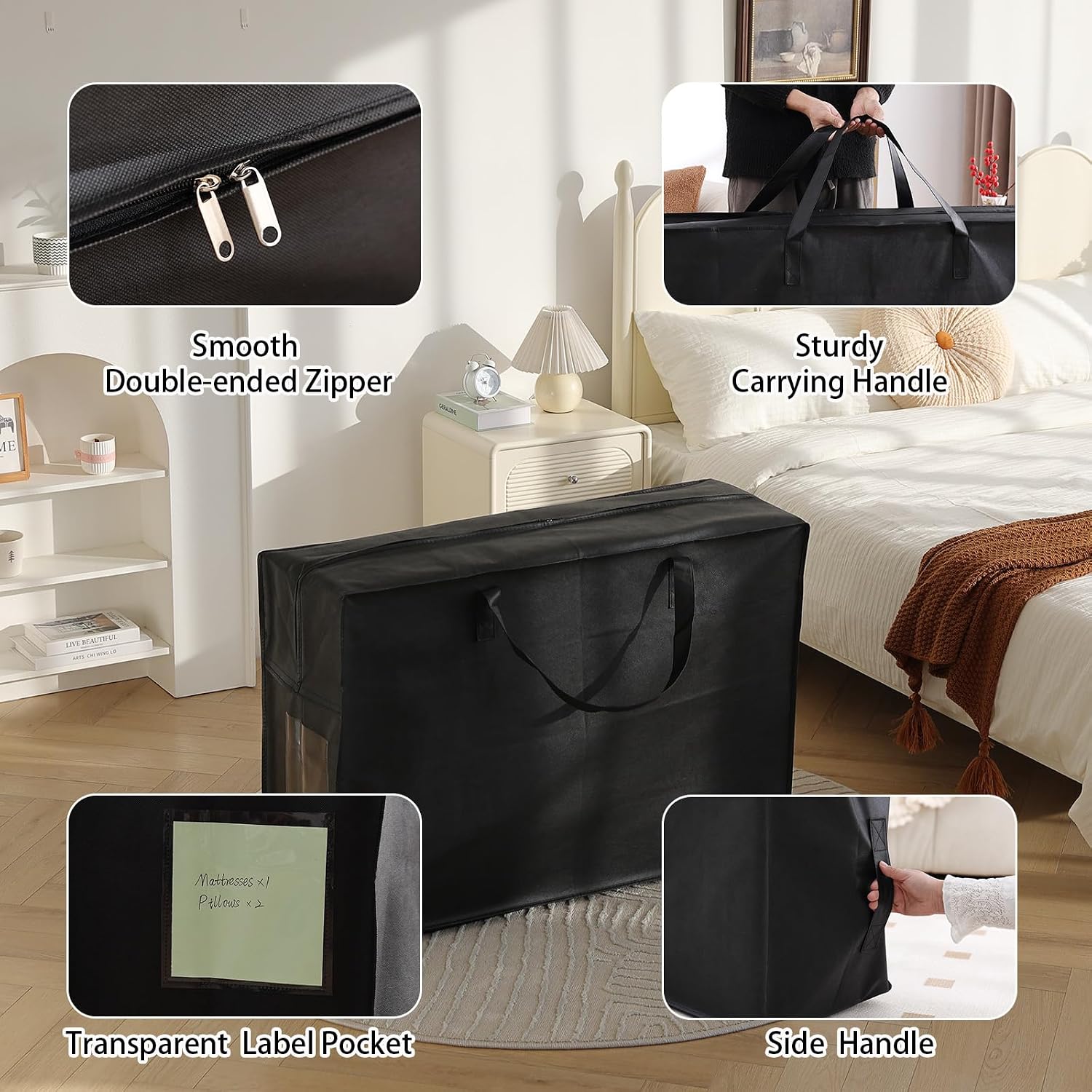 Folding Mattress Bag, Tri Fold Mattress Storage Bag, Mattress Carry Case