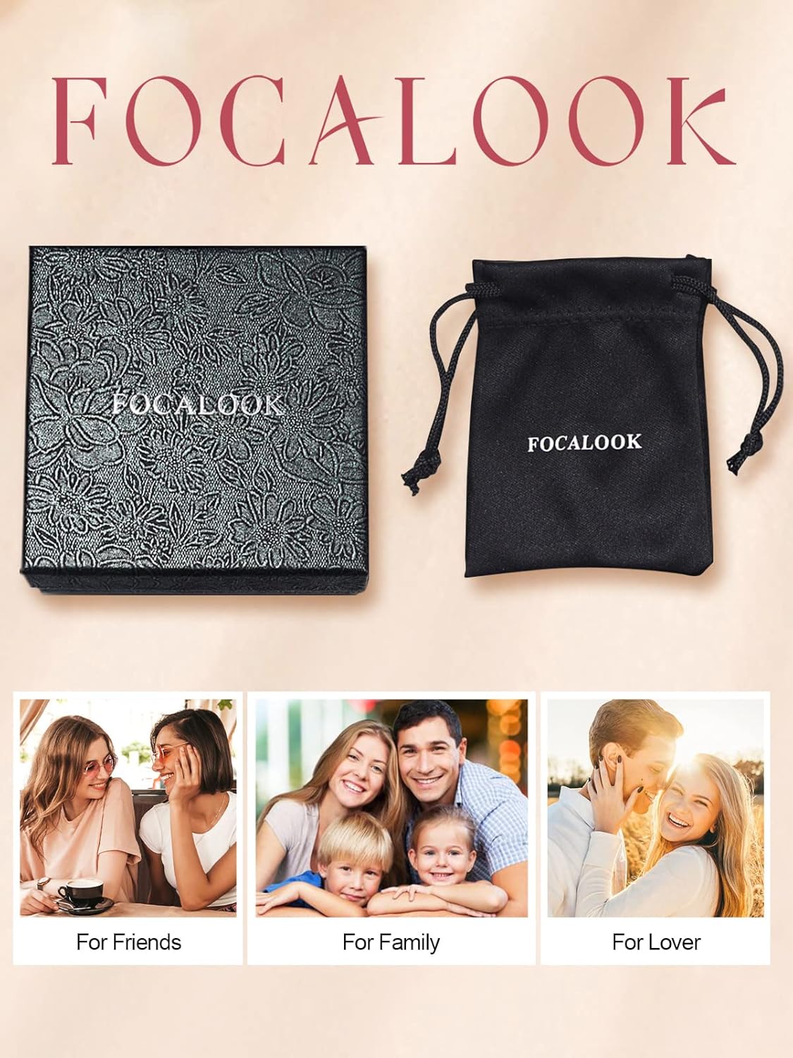 Miniatura 7 de FOCALOOK Long Necklaces for Women 18K Gold Plated Dainty Drop Bar Pendant Lariat Y-Shaped Necklace 28inch73cm