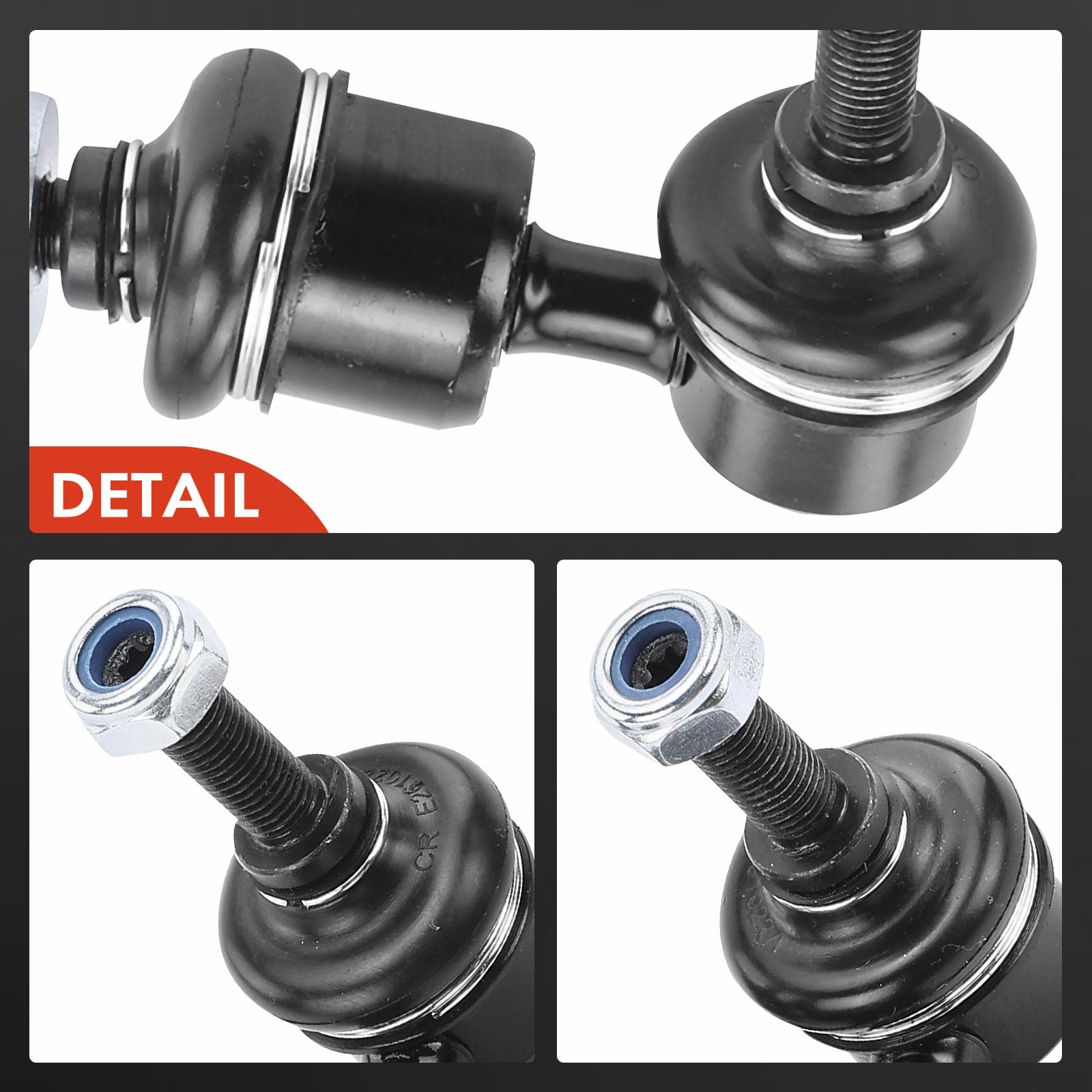 Frankberg 2x Biellette Barre Stab Essieu Arrière Compatible avec Focus II 1.4L-2.5L 2004-2012 Focus II Break DA DS FFS 1.6L-2.0L 2004-2012 3 BL 1.6L-2.2L 2008-2017 Remplacer# 3M515C486BD