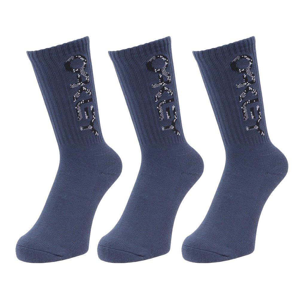 Oakley Men's B1b Socks 2.0 (3 Pack), Team Navy, Medium