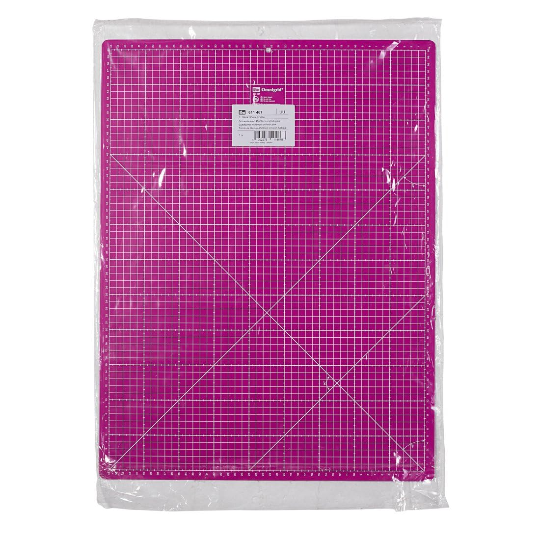 Prym Cutting Mat, Synthetic Material, Pink, 60 x 45 x 0.2 cm