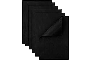 1 Colors Soft Felt Squares of 8x12 HaoFeiJH 6PCS Thin Felt Sheets