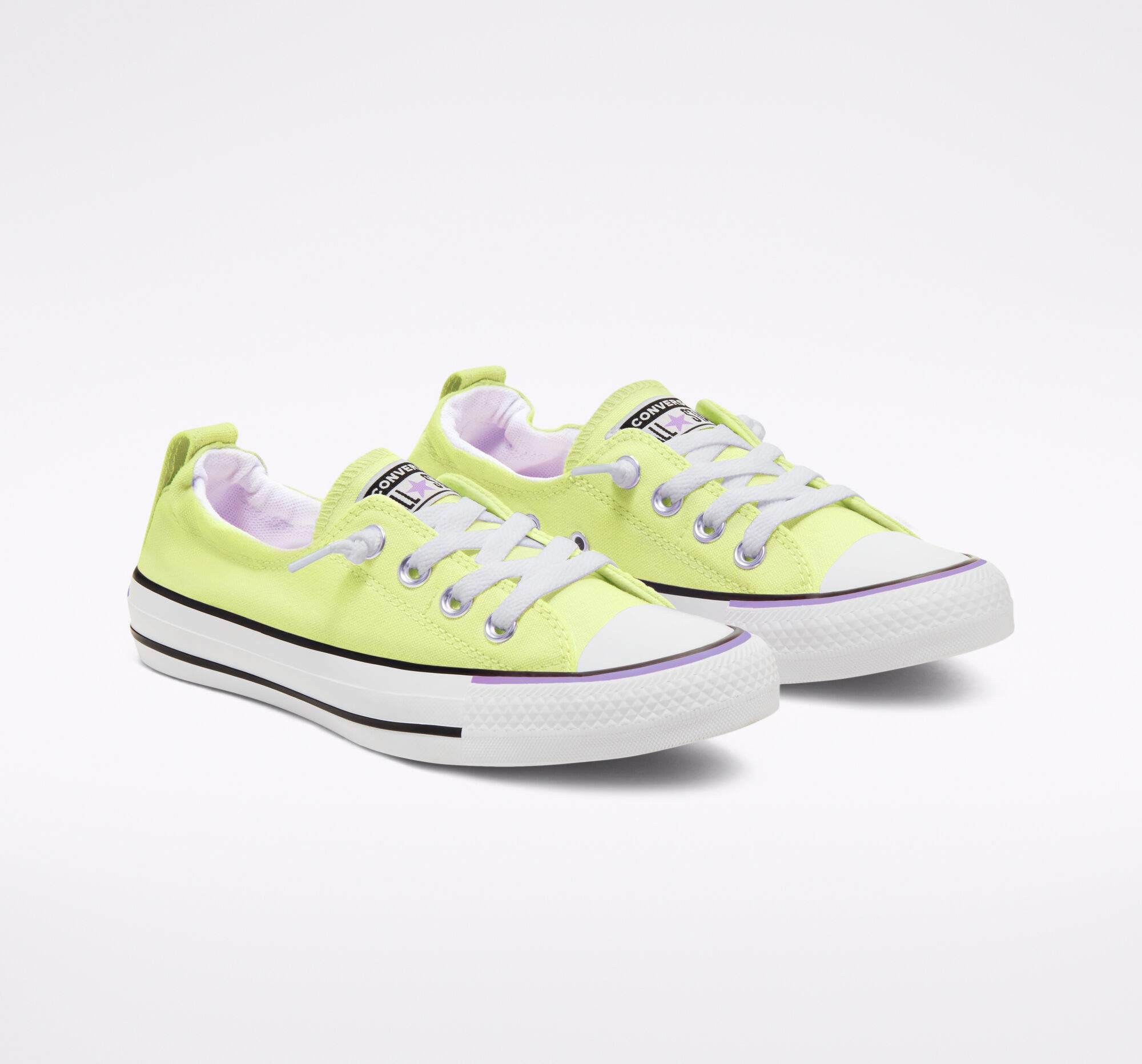 ConverseWomen's Chuck Taylor All Star Shoreline Low Top Sneaker (Barely Volt/White