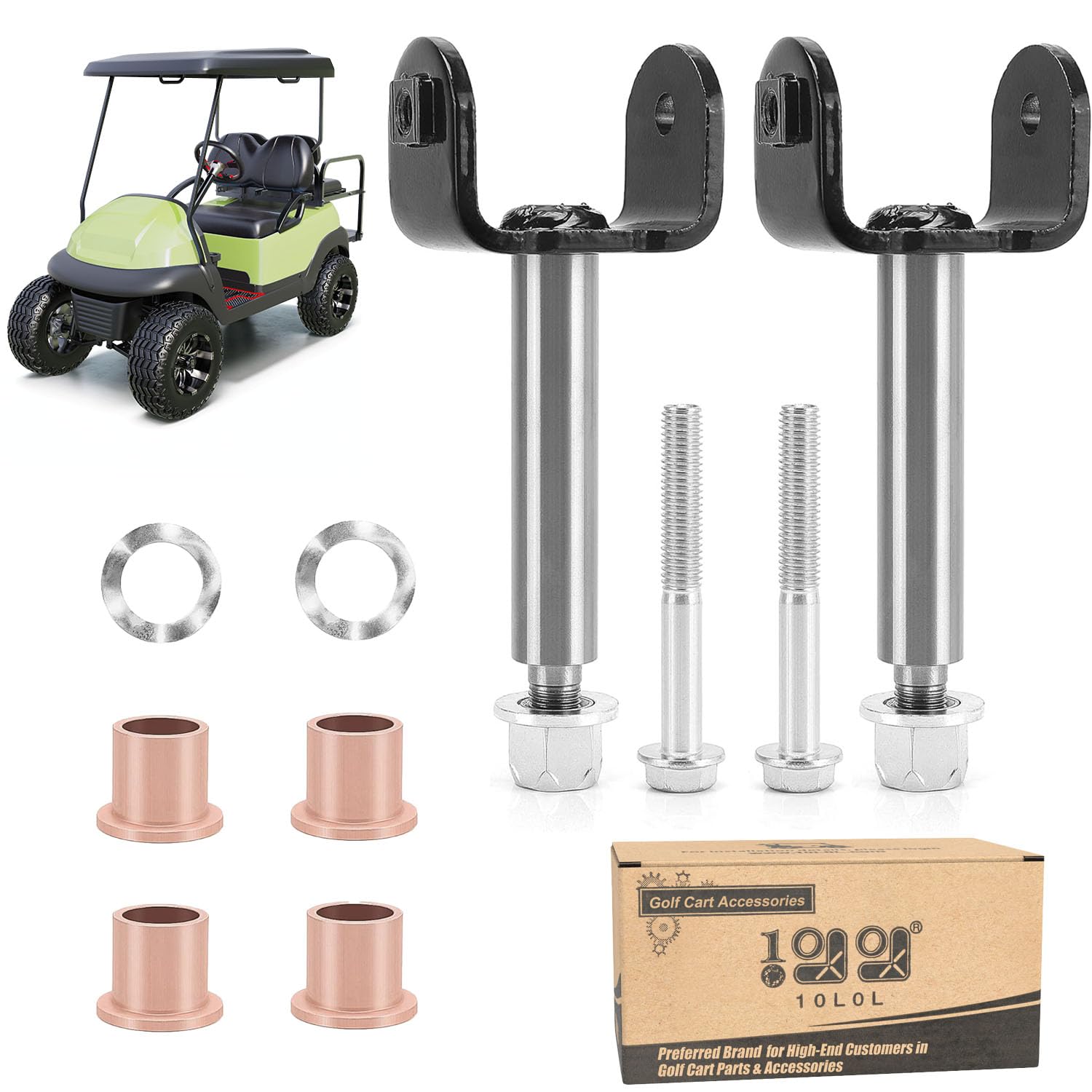 Club Car Precedent King Pin for Club Car Golf Carts 2004 & Up Gas/Electric OEM#102287201 1016838601