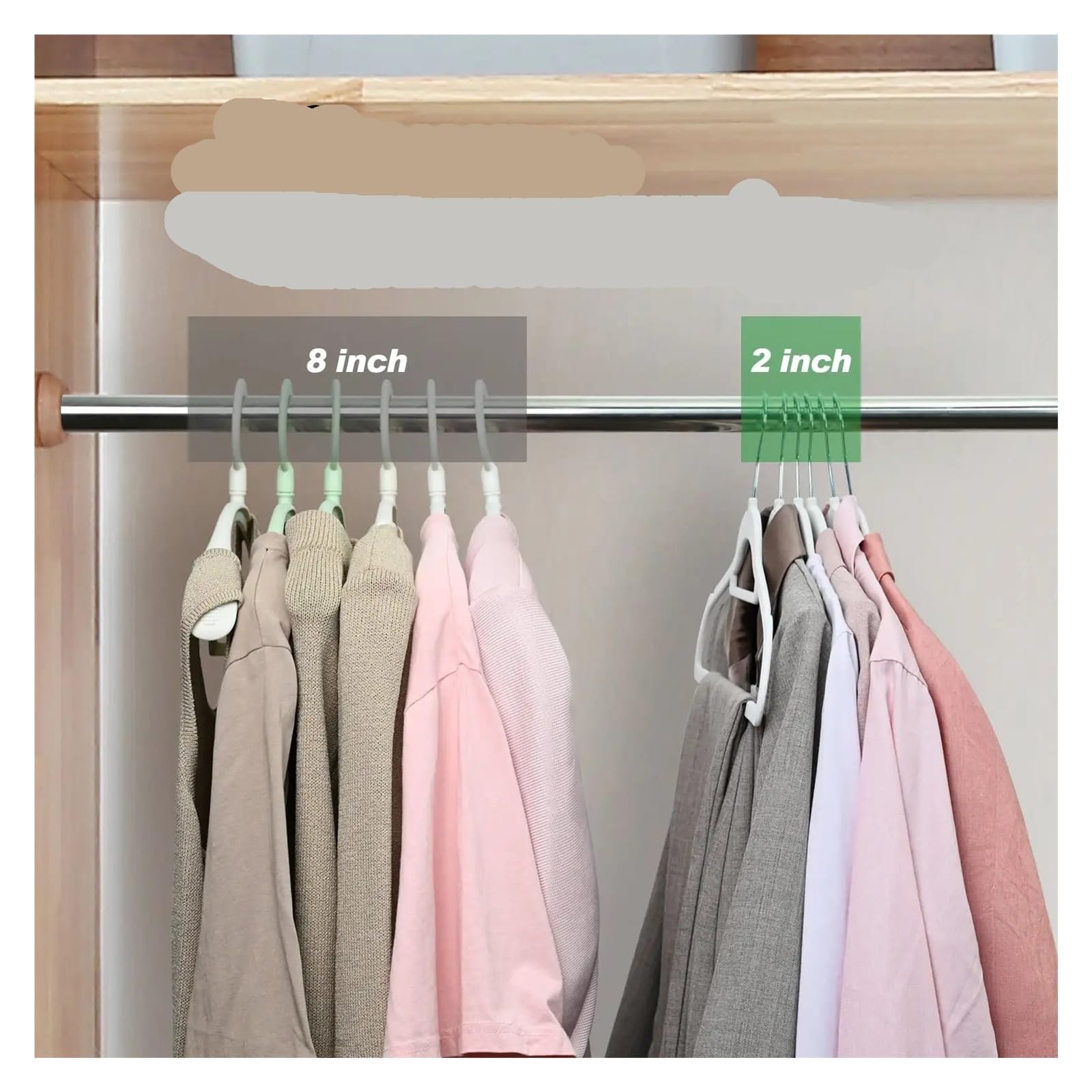 Kleiderbügel aus Samt, rutschfest, strapazierfähig, Beige, für Mäntel, Hosen und Röcke, platzsparend, zur Aufbewahrung im Schrank, 50 Stück