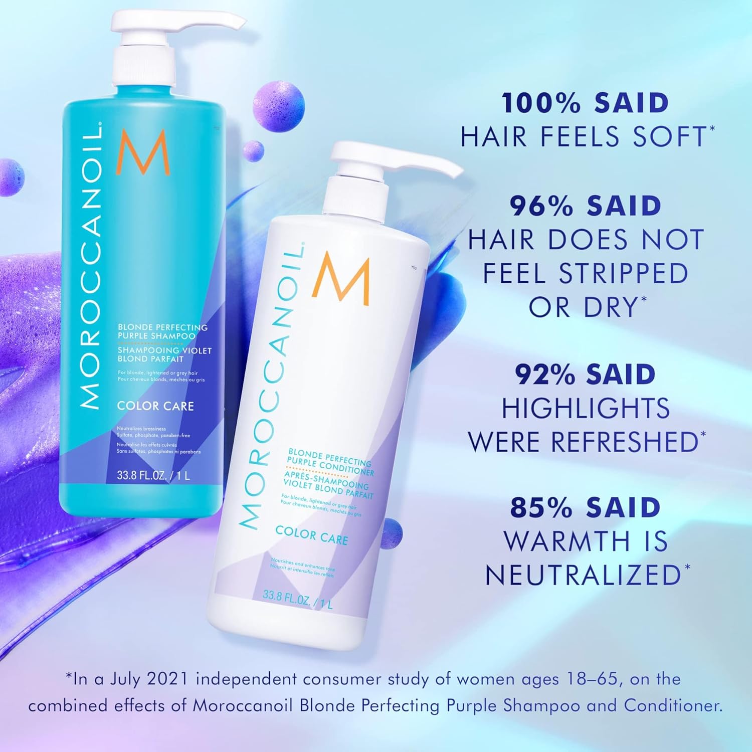 Moroccanoil Blonde Perfecting Purple Shampoo
