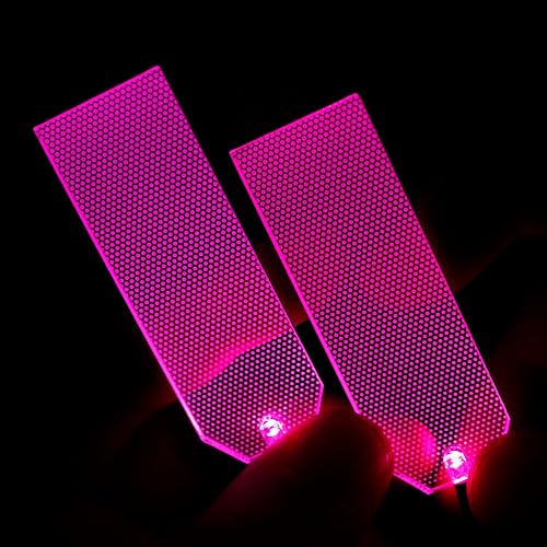 Miniatura 2 de Batman Triángulo acrílico LED decoración casco luces Cosplay DIY kit RGB superhéroe para hombres niños regalos rosa