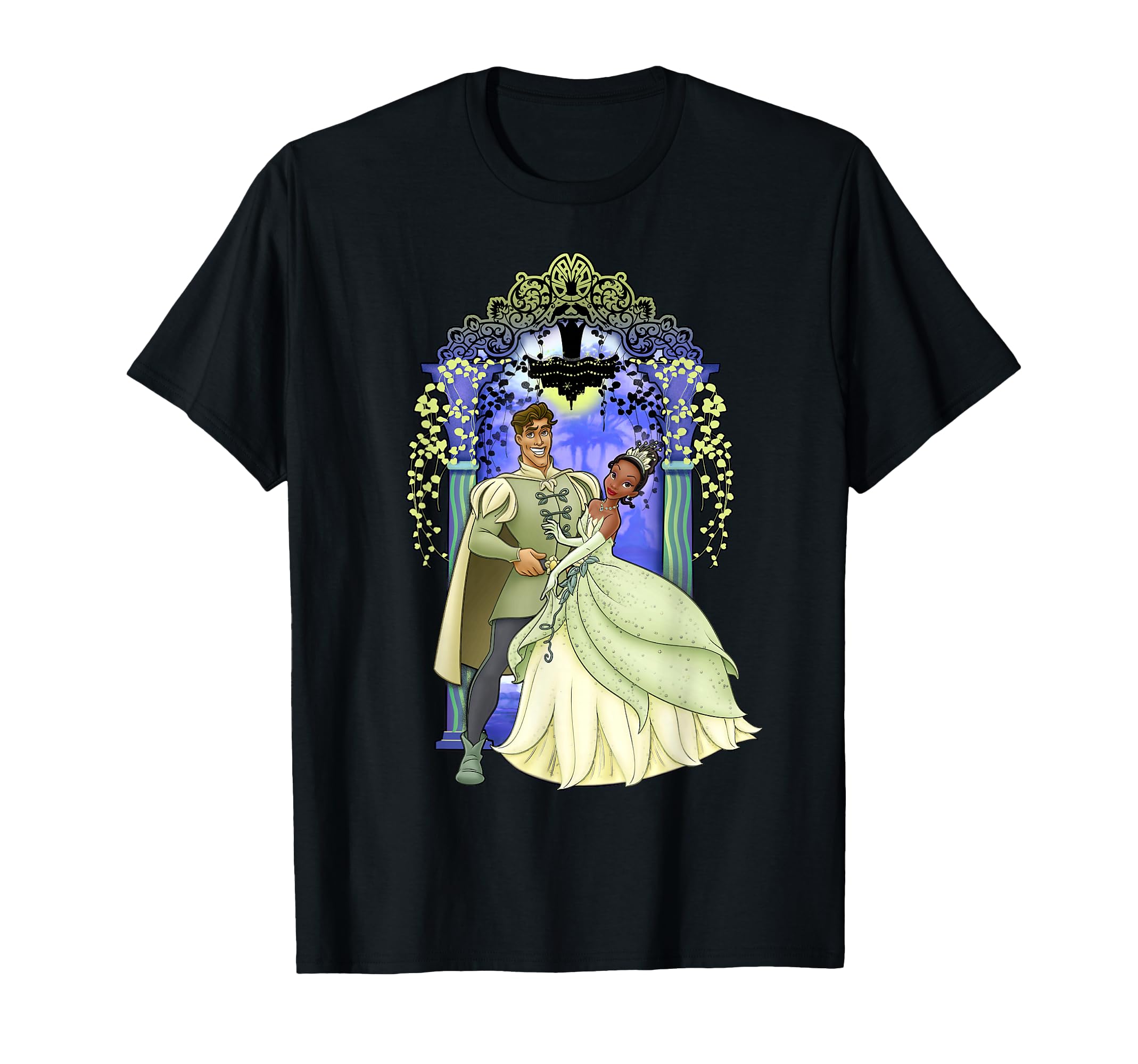 Disney Princess and The Frog Tiana and Naveen Portrait T-Shirt Small