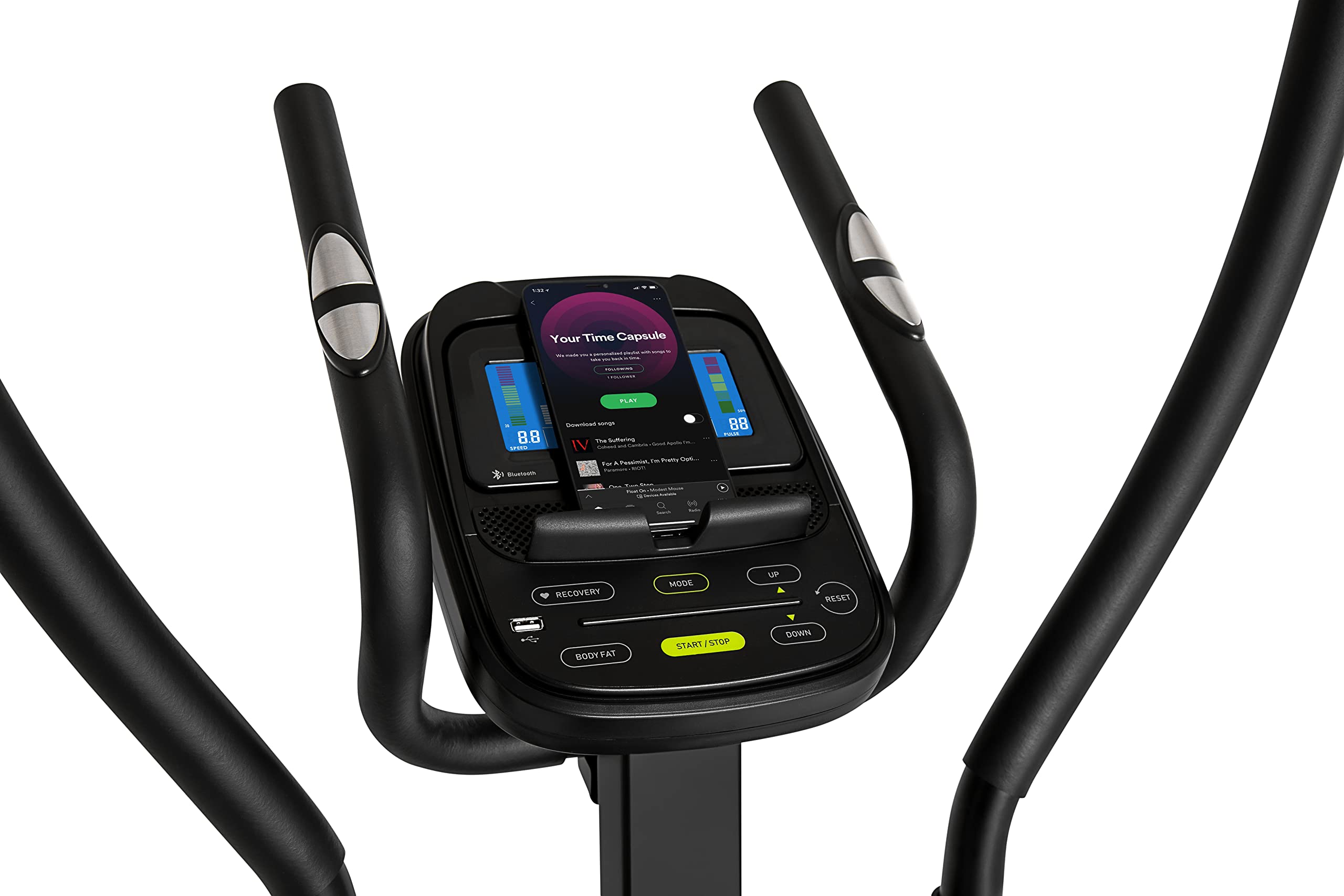 Zipro Crosstrainer Heat, elliptique jusqu'à 150 kg, équipement d'entraînement Cardio à Domicile, Appareil de Fitness, Machines d'exercice, vélo elliptique, 32 Niveaux de résistance