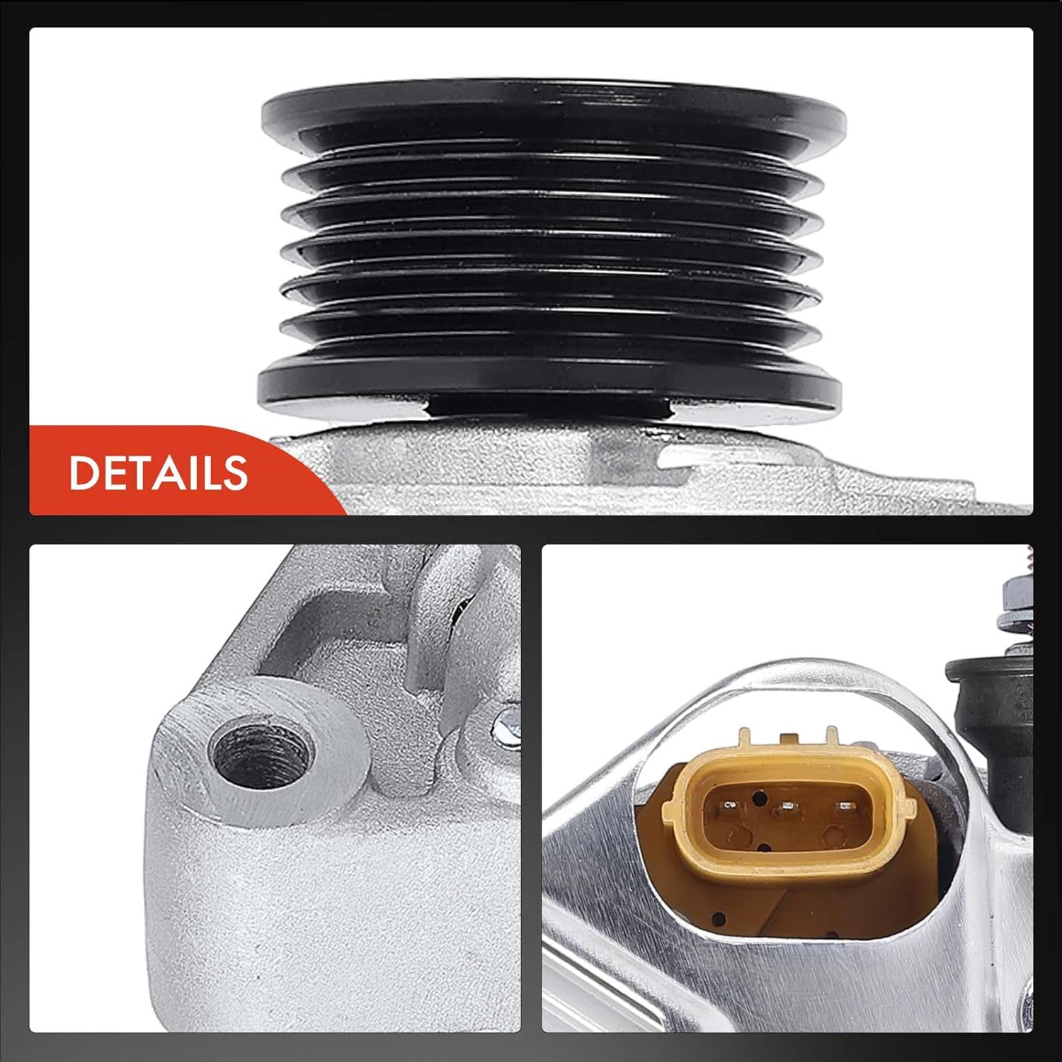 A-Premium Alternator Compatible with Toyota Tundra 2000 2001 2002 4.7L, 12V 70A 6-Groove Pulley Clockwise, Replace# 1022115131, 1022115130