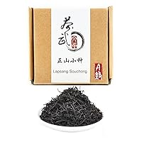 Vista 13 de ChaWuWarmSun [B] Té negro Lapsang Souchong, sin humo, 3.5 oz/100 g, Hong Cha chino de hoja suelta