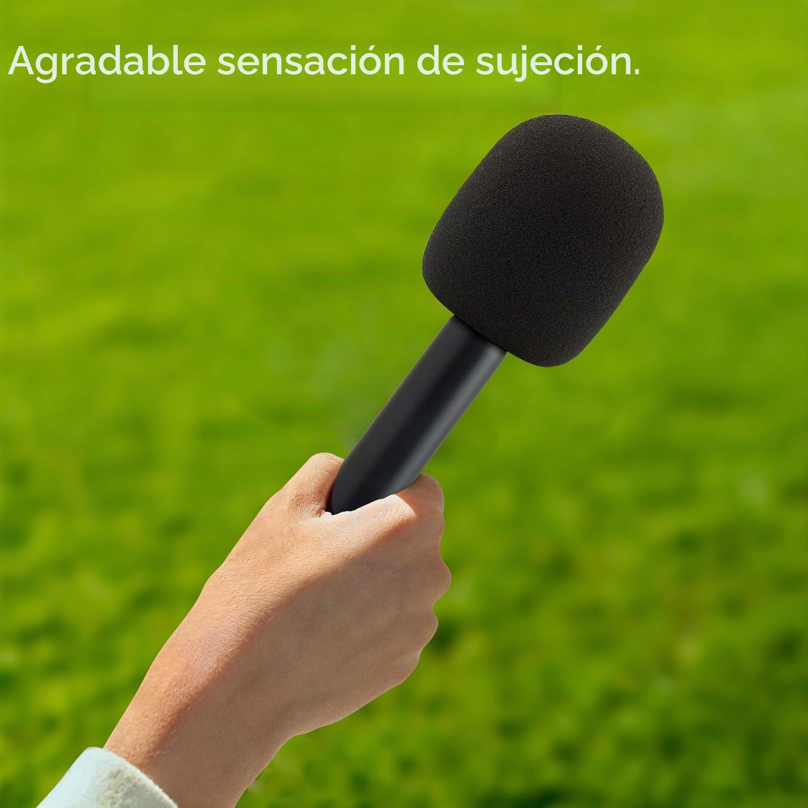 Soporte para micrófono de mano magnético Hollyland LARK M2 M2S M1 MAX C1 150 Adaptador de micrófono Lavalier inalámbrico con mango de entrevista