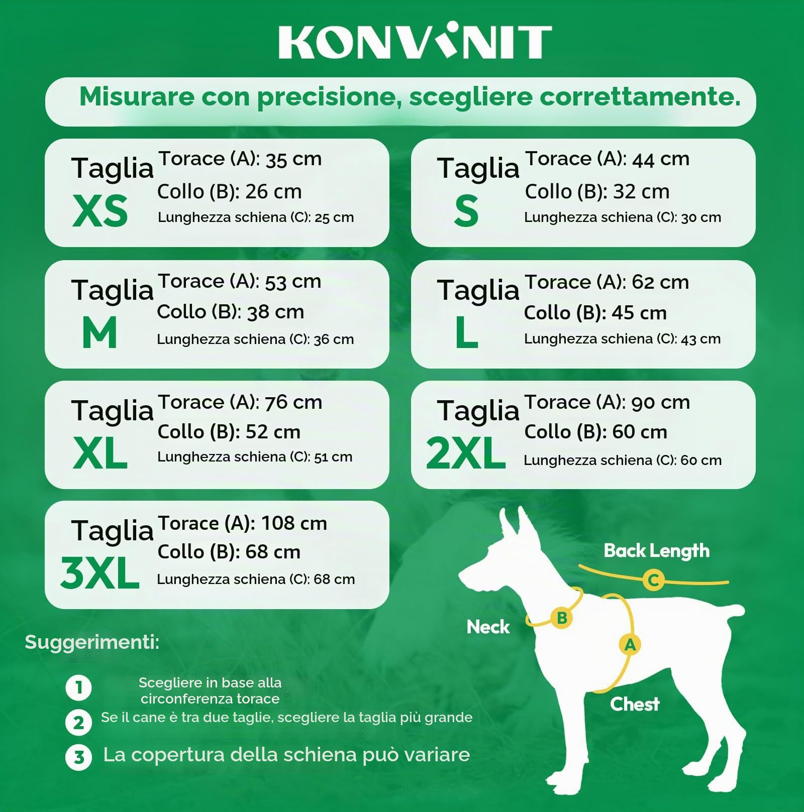 KONVINIT Cappotto Invernale Impermeabile per Cani, Foderato in Pile, Riflettente, Regolabile, XXL, Rosso