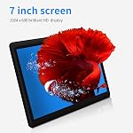 PRITOM K7PRO 7" Tablet with 32GB Case - Android 13 Tablet PC with Quad Core Processor, IPS HD Screen, Dual Camera, WiFi, Bluetooth, Lightweight, 2025 (Black)