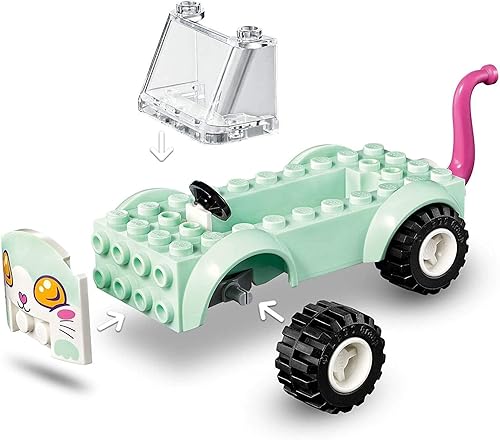 Miniatura 4 de LEGO Friends Cat Grooming Car 41439 Kit de construcción; juguete coleccionable que es una gran idea de regalo de vacaciones o cumpleaños, nuevo 2021