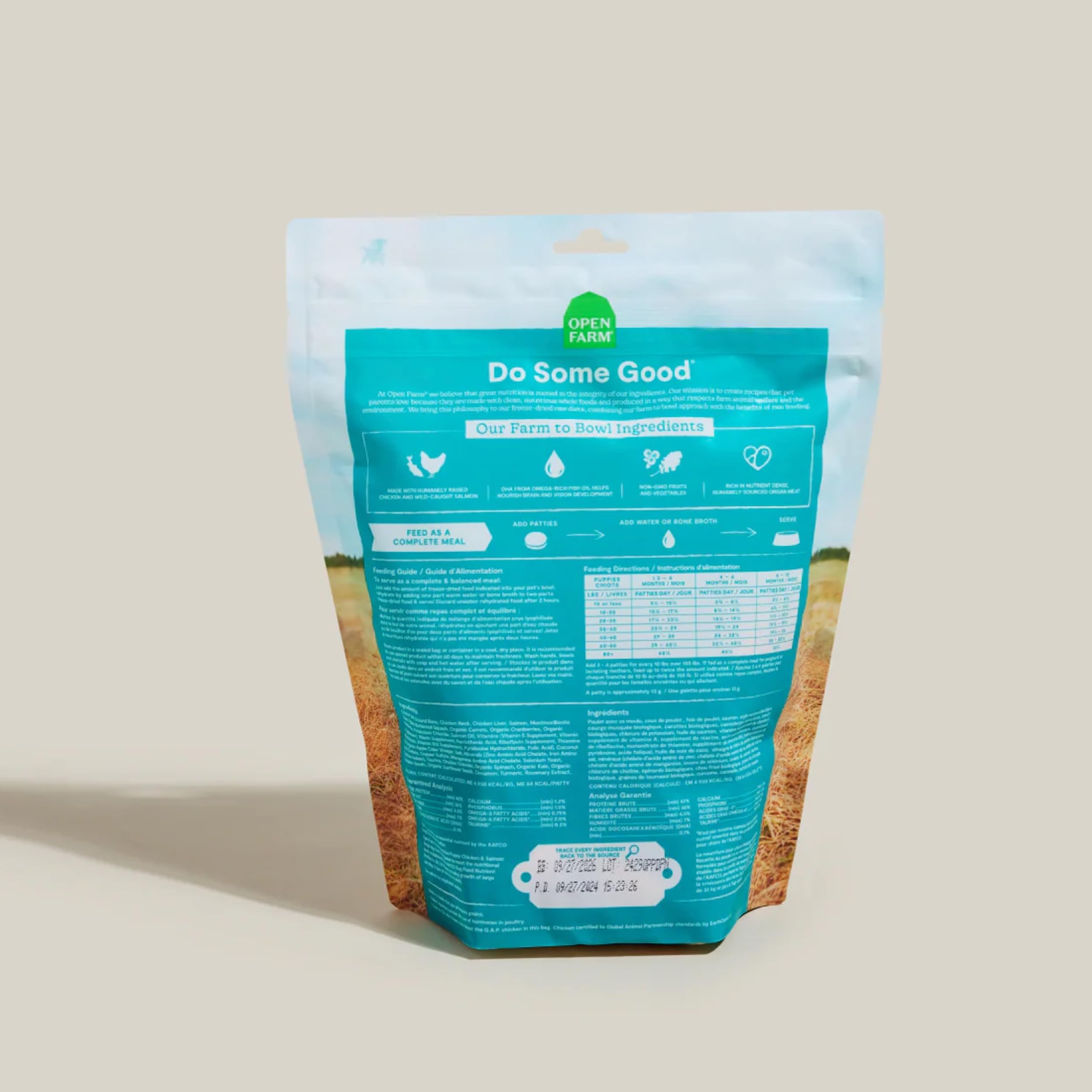 Amazon.com: Open Farm, Freeze Dried Raw Puppy Food, Patties