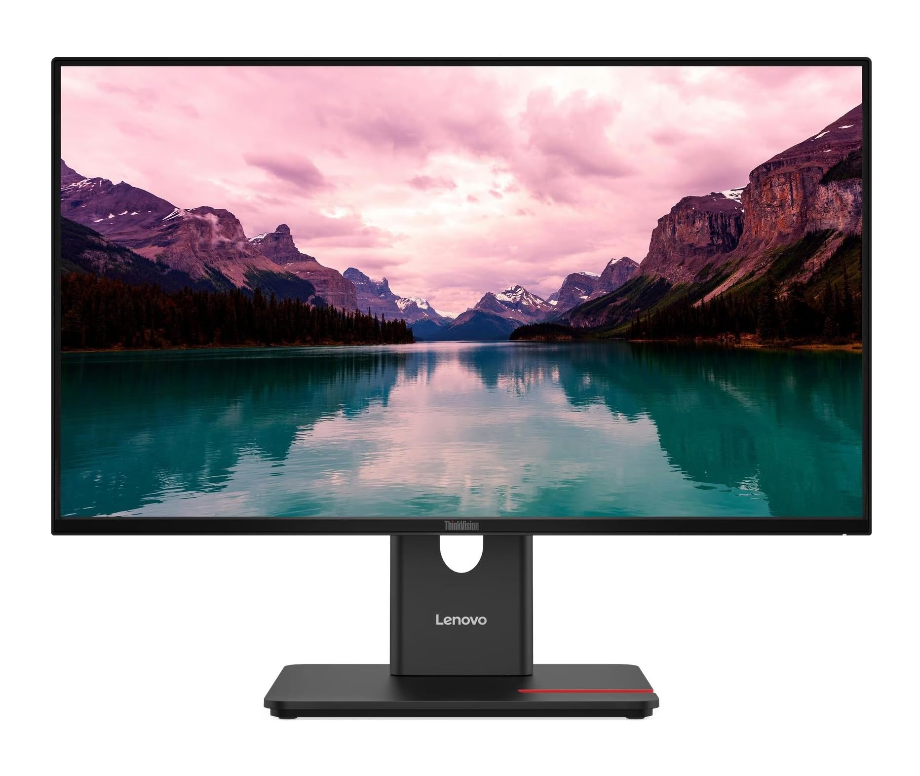 Lenovo ThinkVision T24-40 23.8" IPS Monitor Full HD 120Hz USB-C Hub regolabile in altezza Pivot HDMI DP VGA per gli occhi Low Blue Light Office Monitor professionale ergonomico
