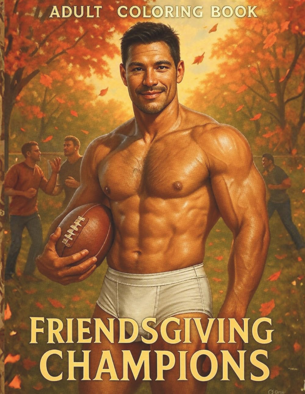 Hunky Heroes Coloring: Friendsgiving Champions: A Cozy Autumn & Thanksgiving Coloring Adventure | Featuring Hunky Football Heroes, Handsome Chefs, and ... & Women 18+ (Hunky Heroes Coloring Series)