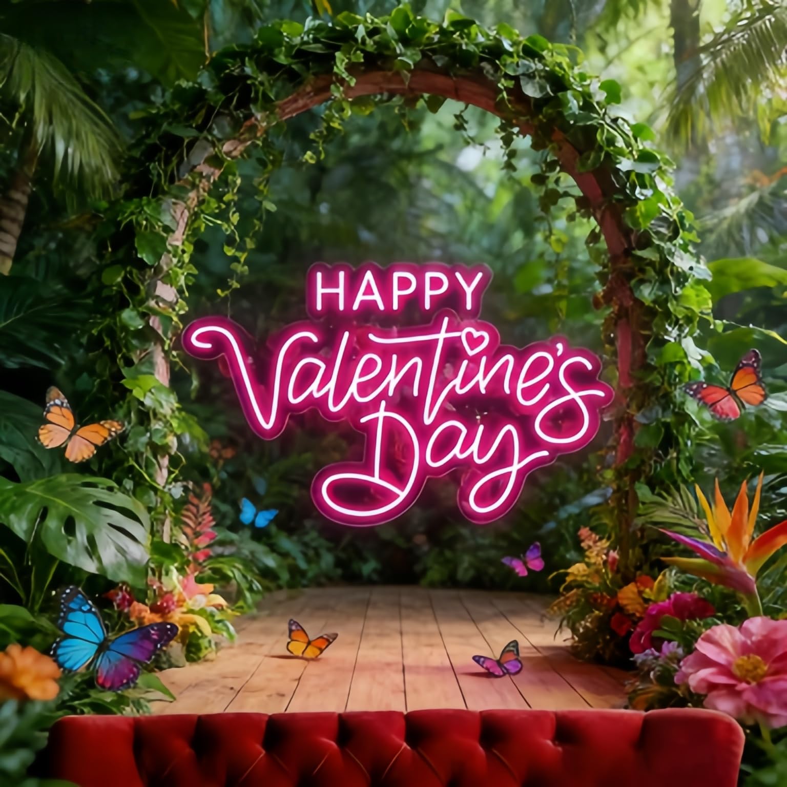 Letrero de neón personalizado para el día de San Valentín, romántico, luz LED de neón para dormitorio, decoración de pared del hogar, decoración de fiesta, regalo personalizado
