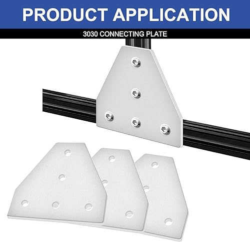 Miniatura 344 de 10 unids 2020 placa de extrusión de aluminio conector esquina L soporte 8020 V ranura hardware ranura T accesorios con tuercas en T y tornillos