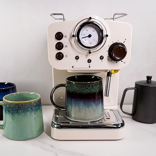 Miniatura 7 de Garnome Tazas grandes de café de cerámica, 20 onzas, hechas a mano, tazas de té grandes con asa para oficina y hogar, aptas para lavavajillas y